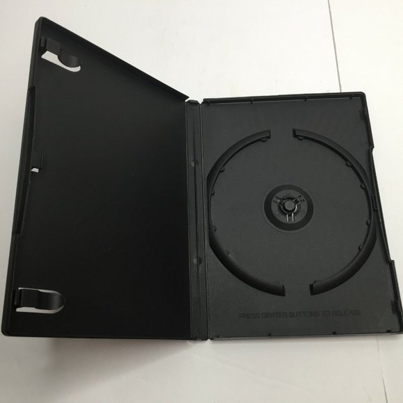 DVD Shell Cases Blank Black Empty Storage Organize Replacement Set Of 9 - Picture 1 of 9